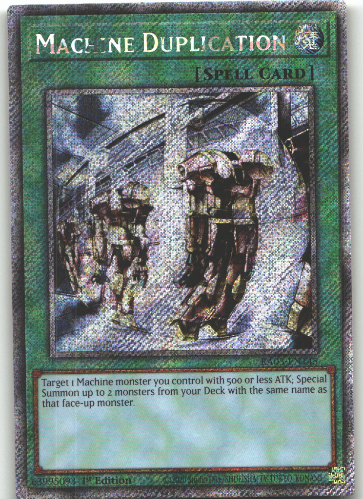 Machine Duplication (Platinum Secret Rare)