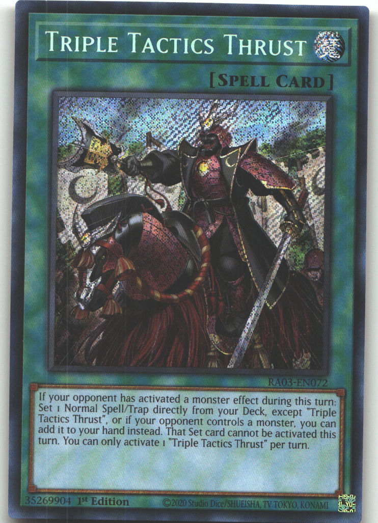 Triple Tactics Thrust (Secret Rare)