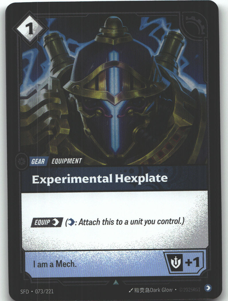 Experimental Hexplate