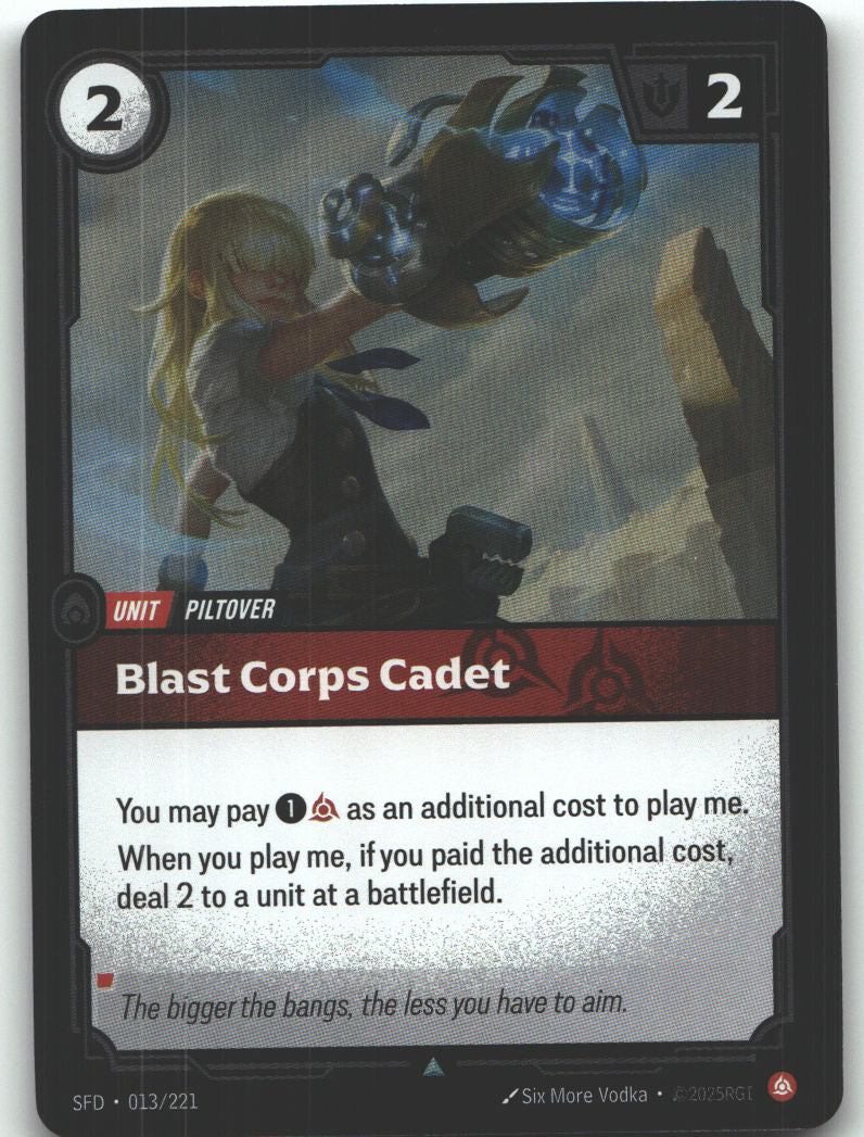 Blast Corps Cadet