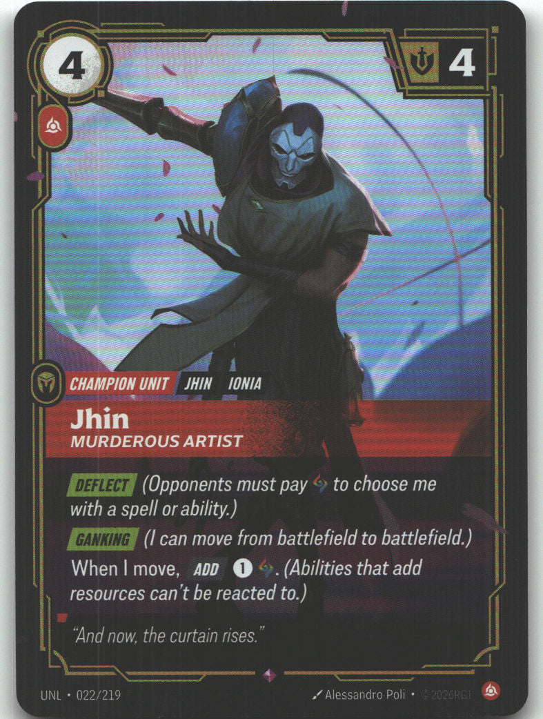 Jhin, Murderous Artist