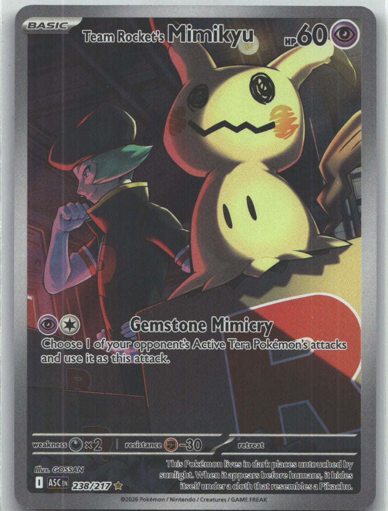 Team Rocket's Mimikyu - 238/217