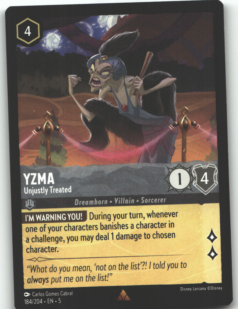 Yzma - Unjustly Treated