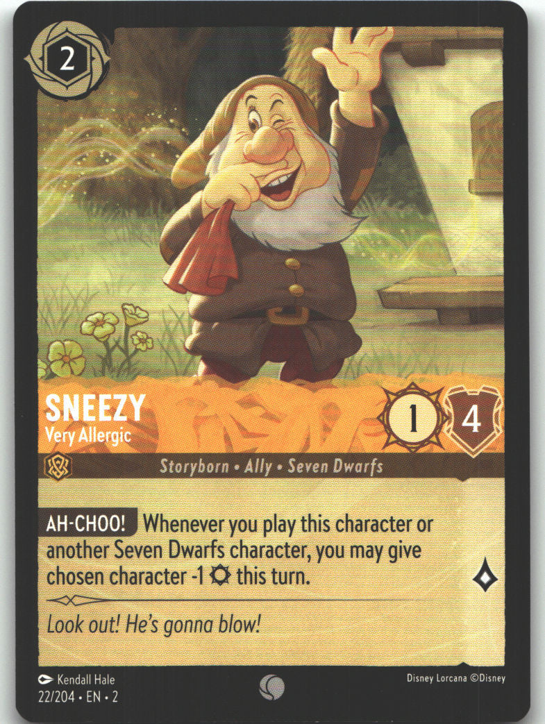 Sneezy - Very Allergic