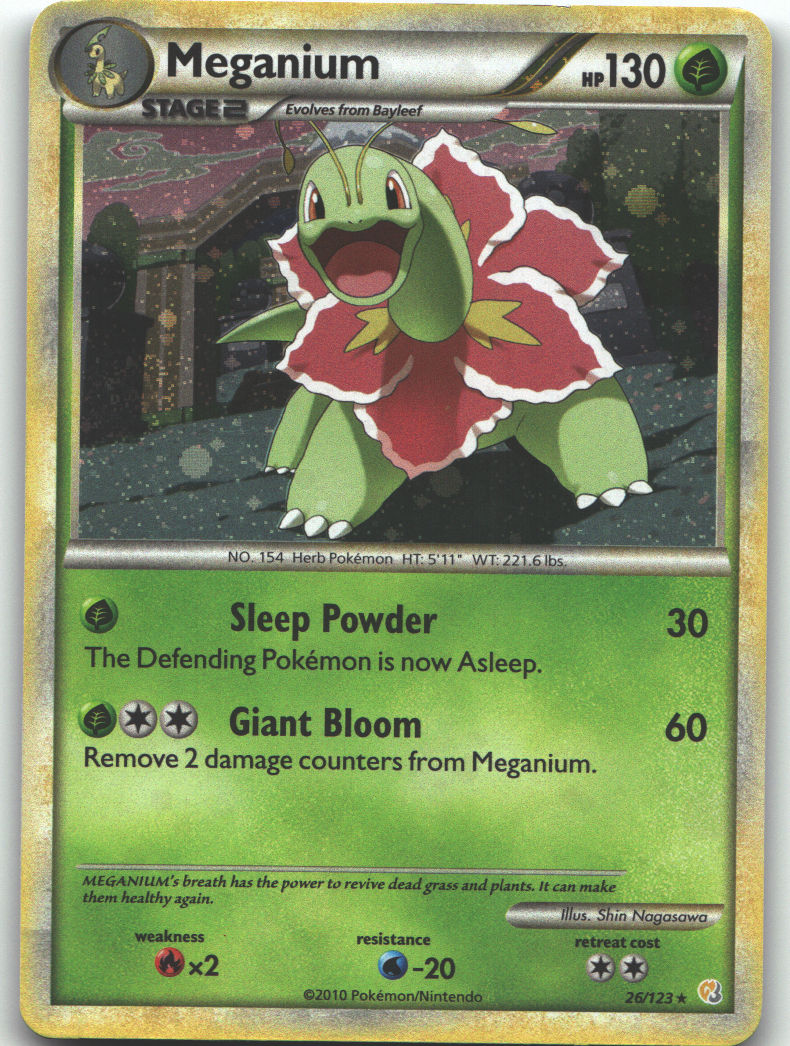 Meganium - 26/123 (Cosmos Holo)