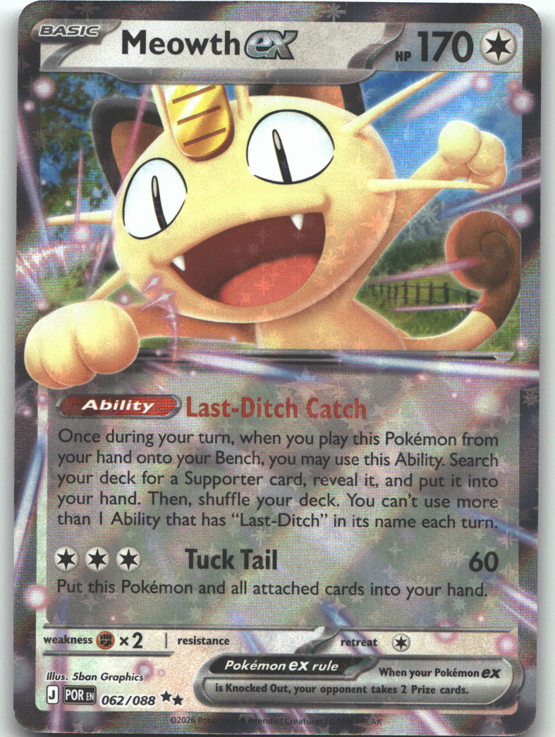 Meowth ex - 062/088