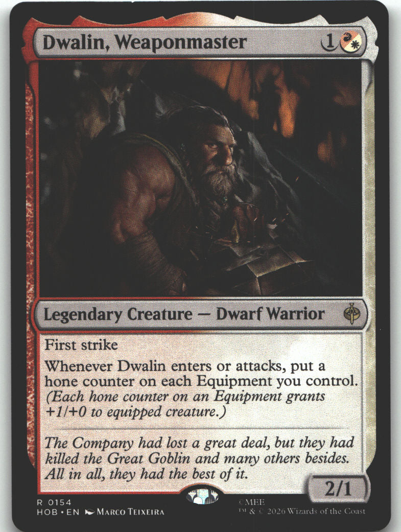 Dwalin, Weaponmaster