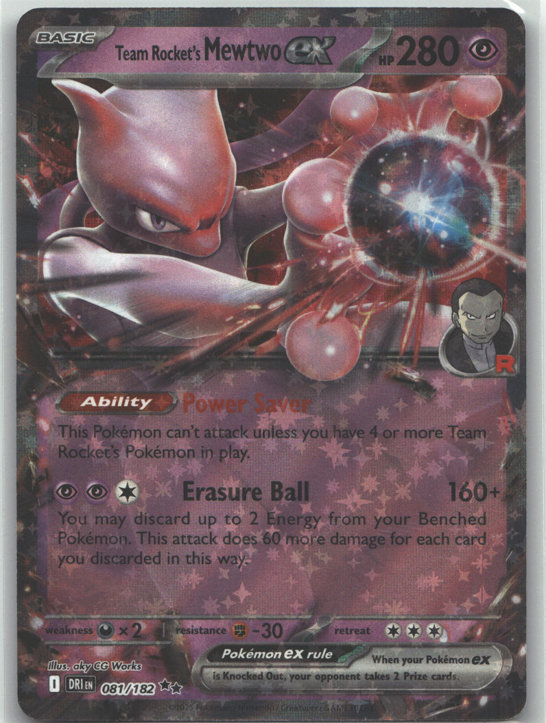 Team Rocket's Mewtwo ex - 081/182