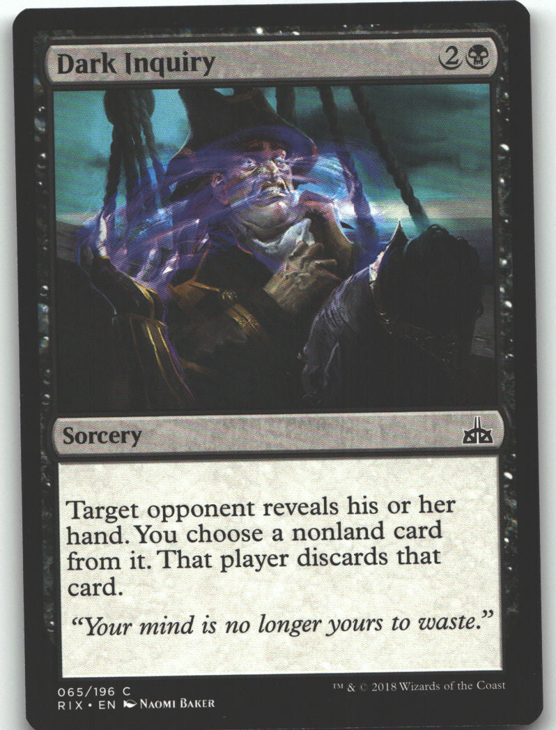 Dark Inquiry