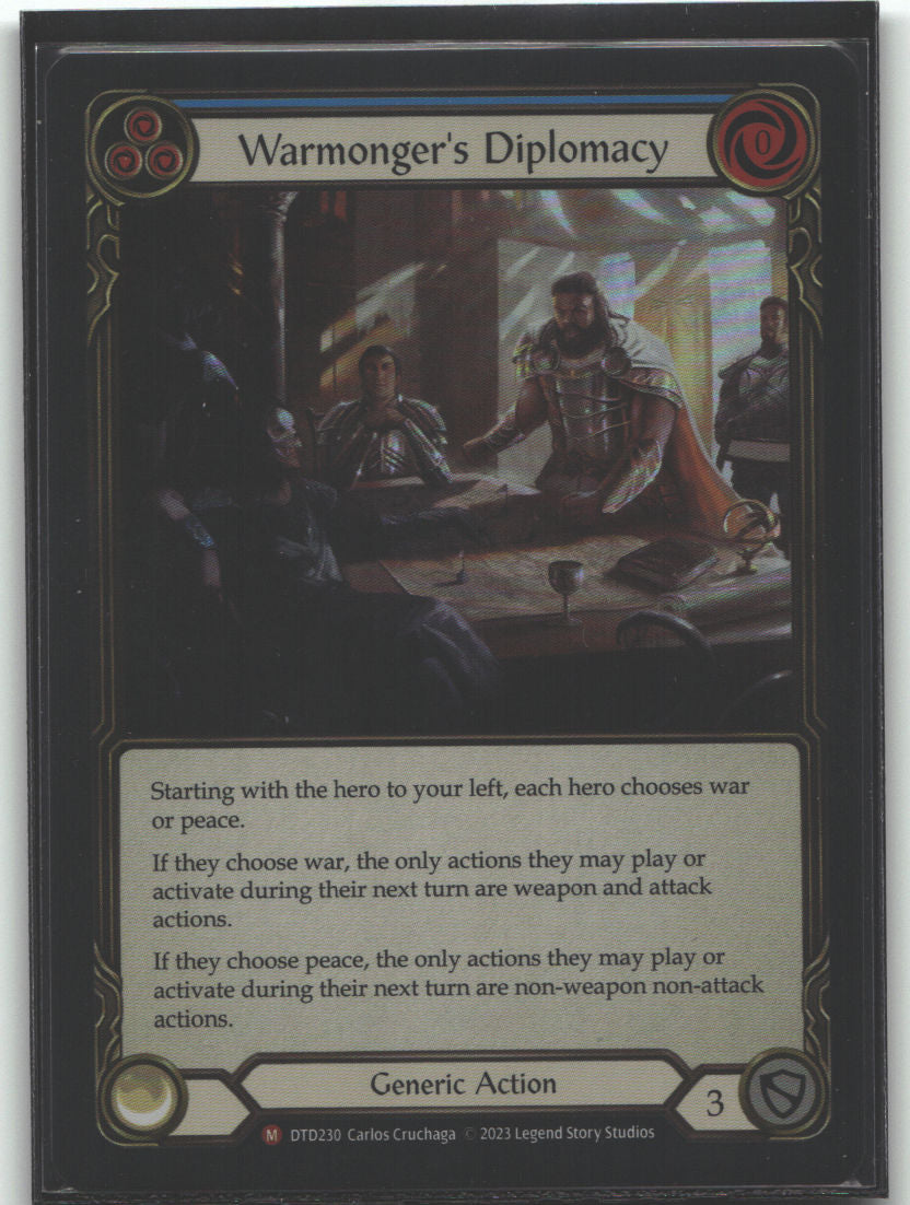 Warmonger's Diplomacy