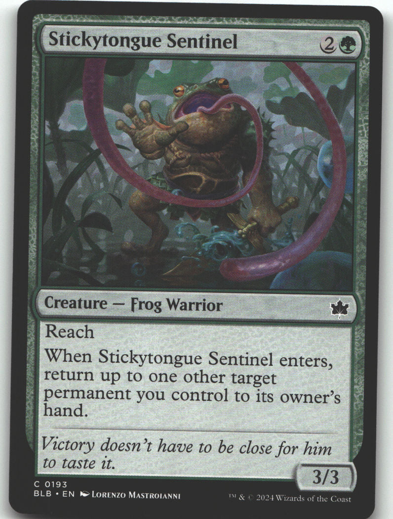Stickytongue Sentinel