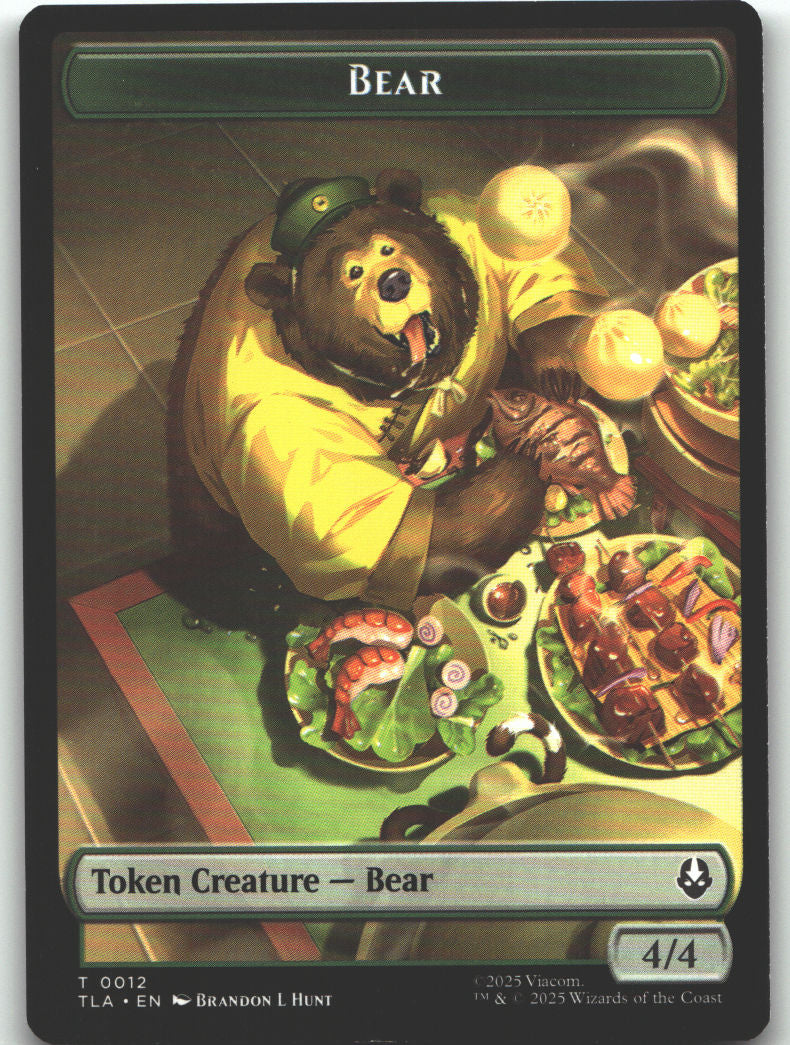 Bear // Food (0020) Double-Sided Token