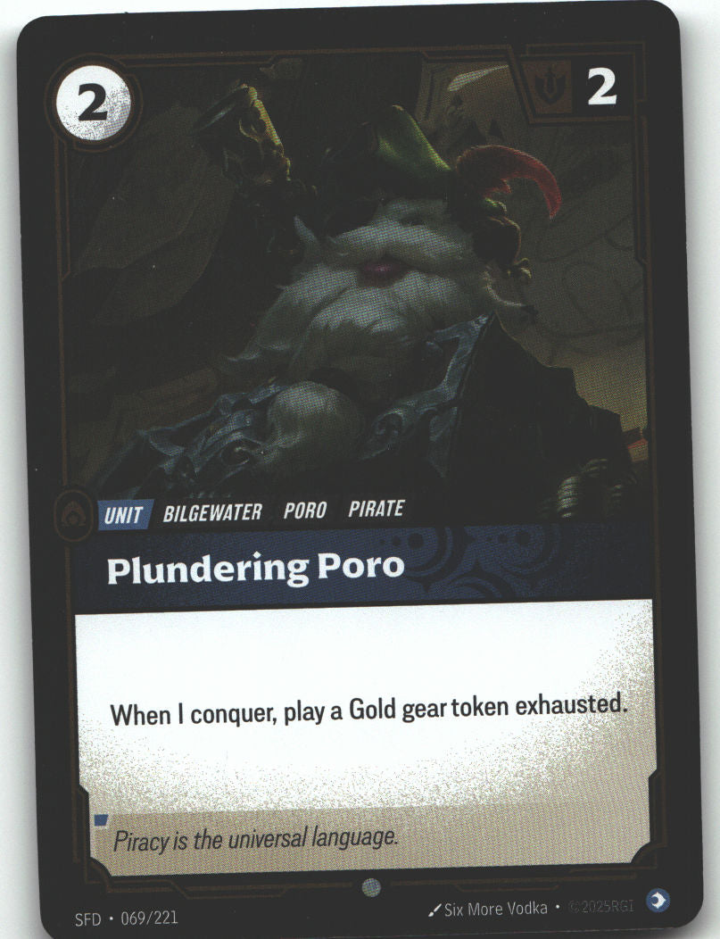Plundering Poro