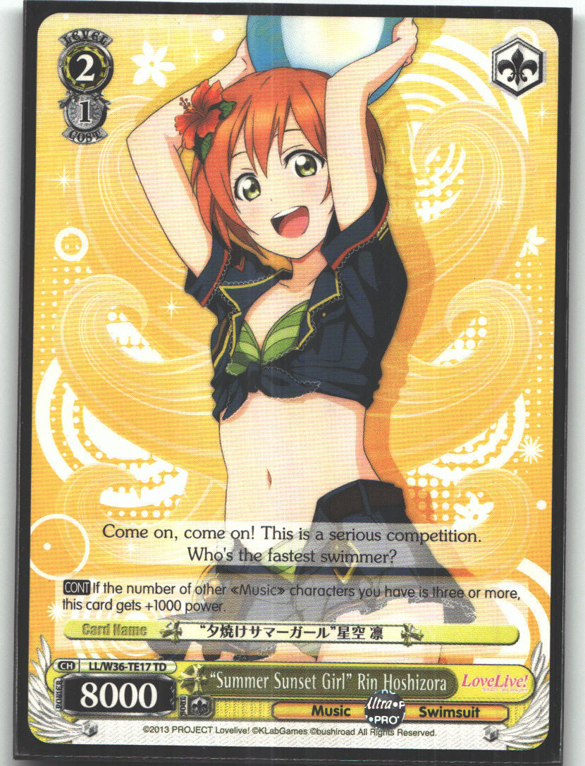 "Summer Sunset Girl" Rin Hoshizora