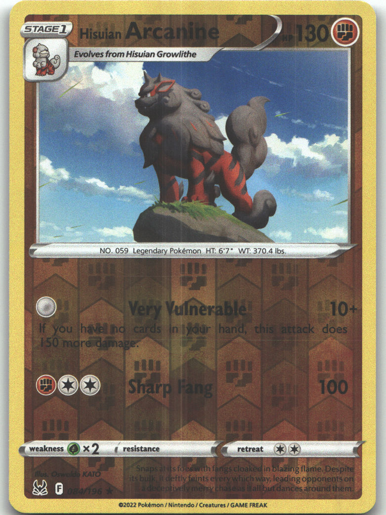 Hisuian Arcanine