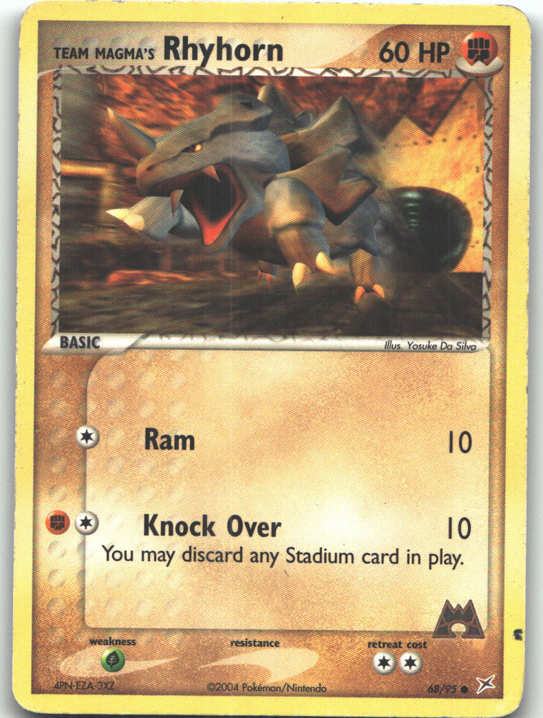 Team Magma's Rhyhorn - 68/95