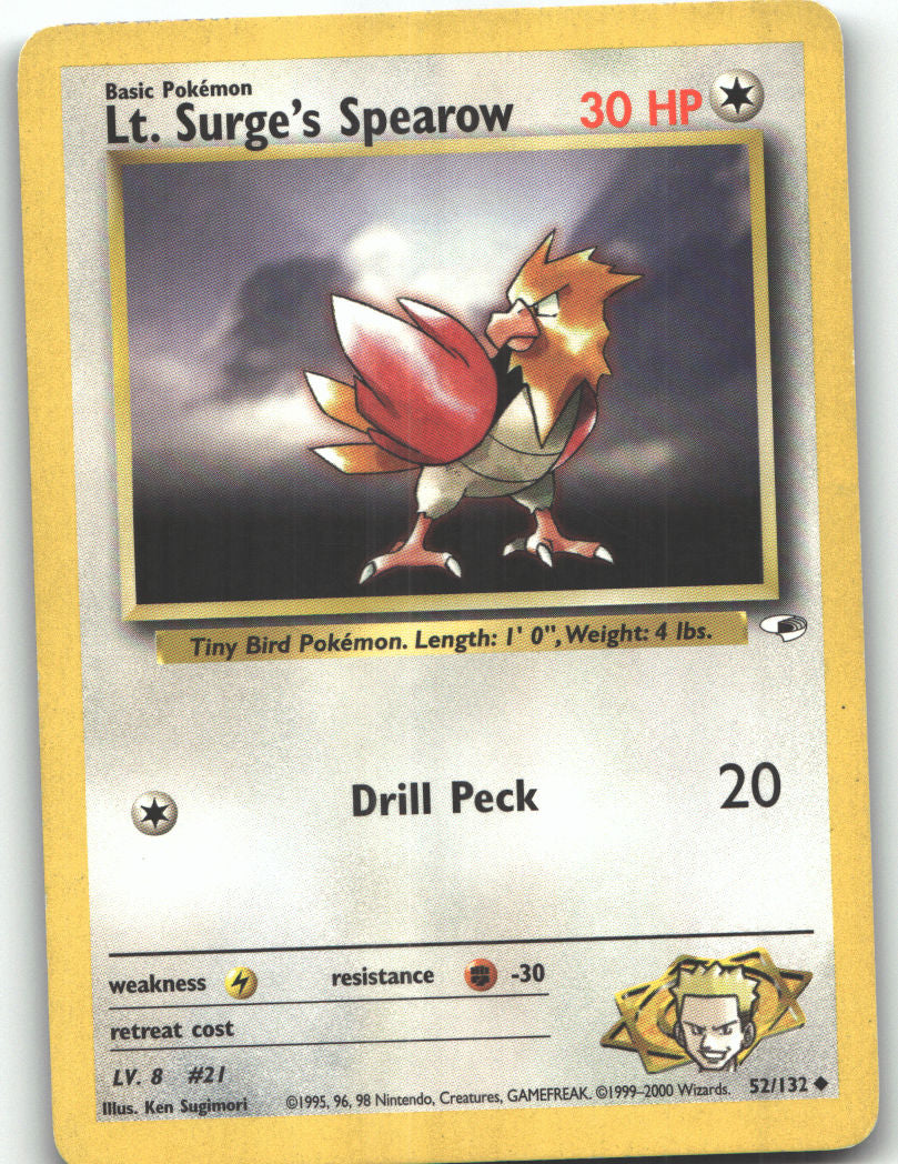 Lt. Surge's Spearow (52)
