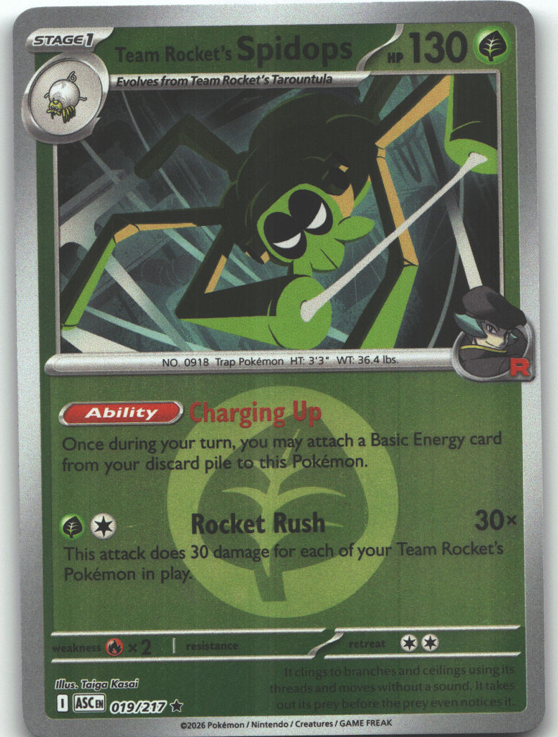 Team Rocket's Spidops (Energy Symbol Pattern)