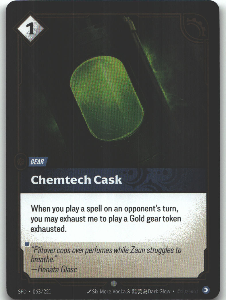 Chemtech Cask