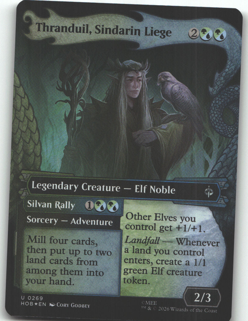 Thranduil, Sindarin Liege (Showcase) (Surge Foil)