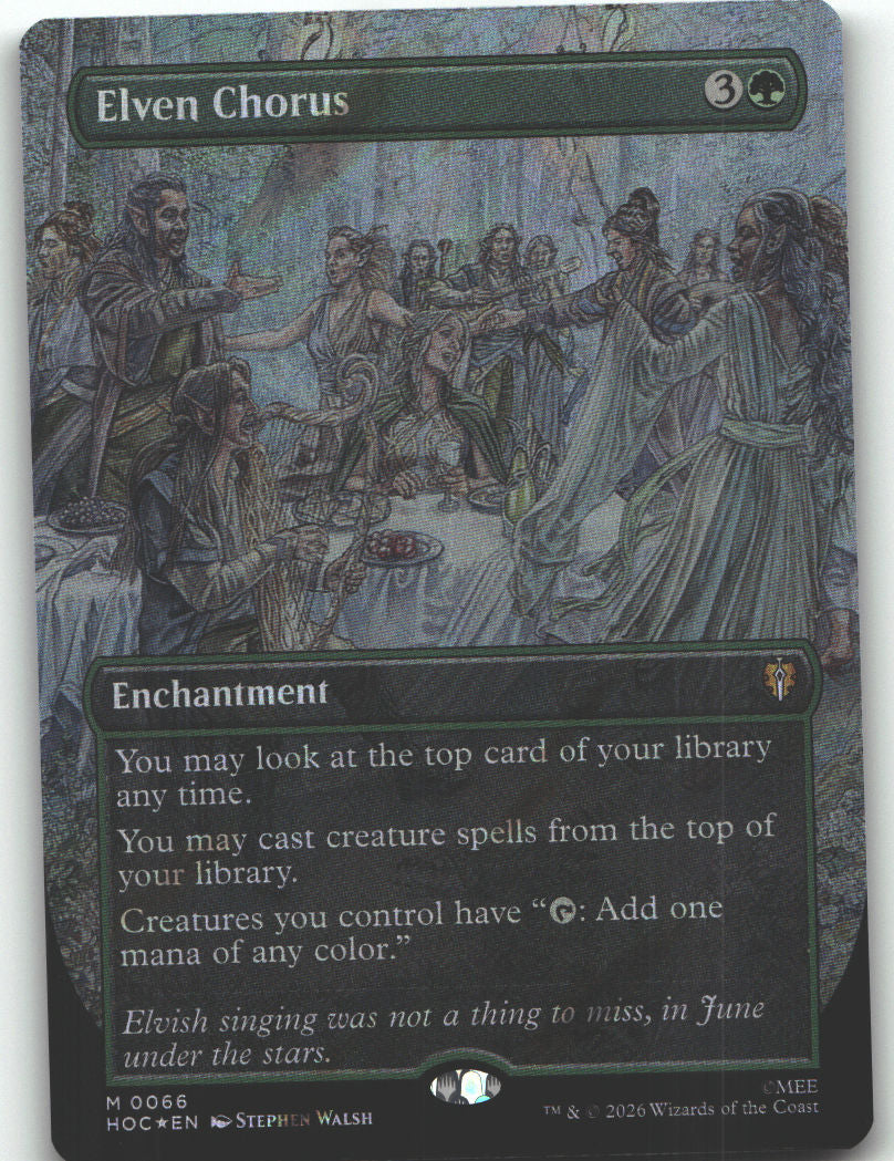 Elven Chorus (Borderless) (Surge Foil)