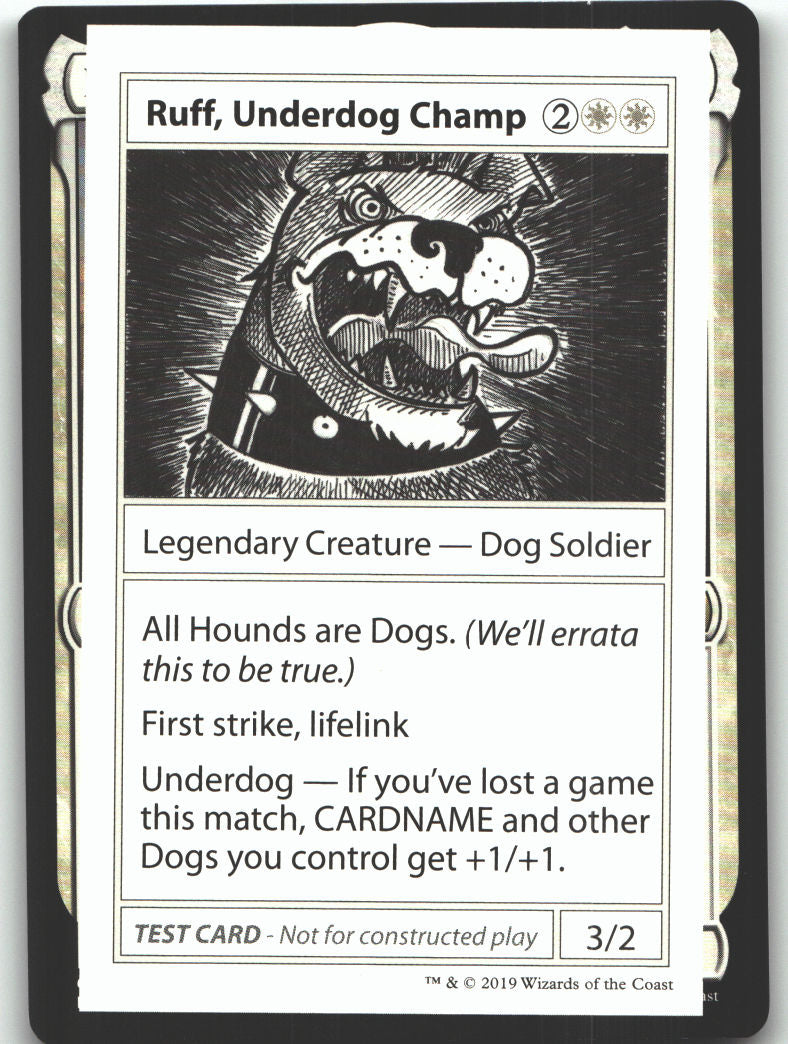 Ruff, Underdog Champ