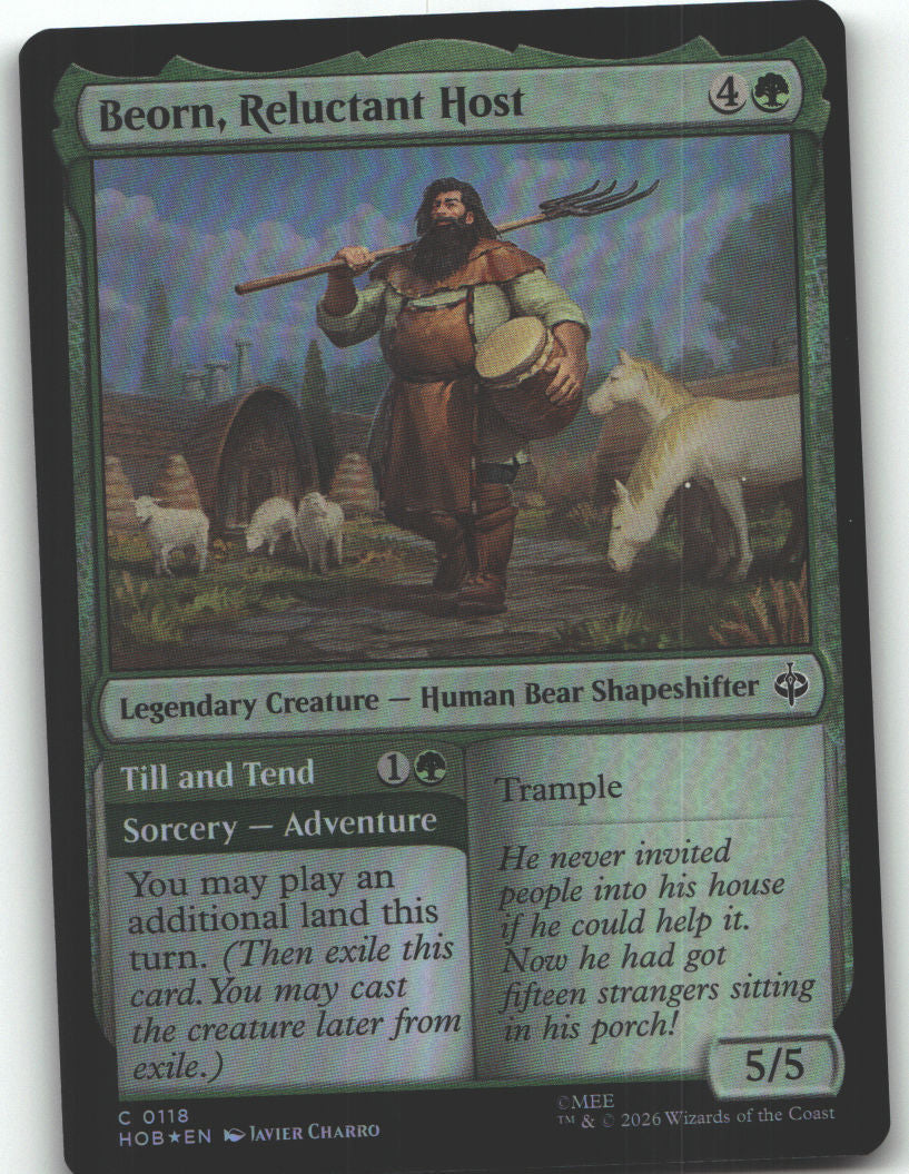 Beorn, Reluctant Host