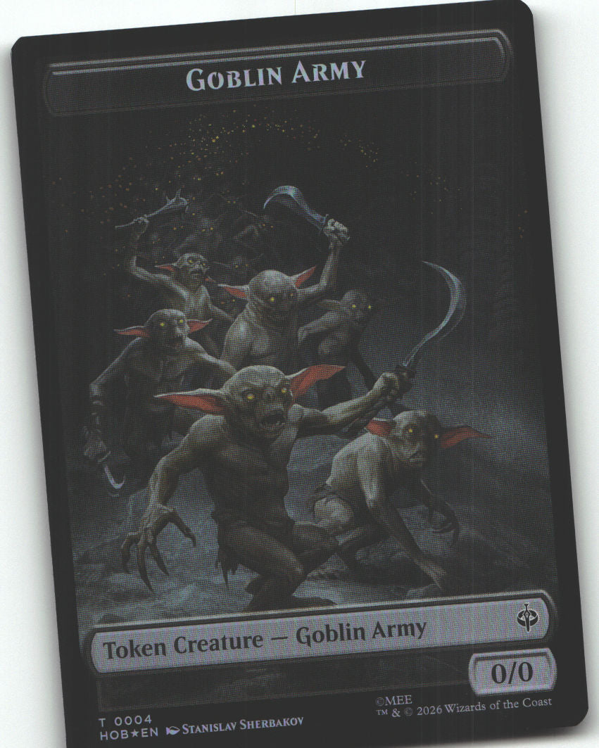 Human Soldier // Goblin Army (0004) Double-Sided Token