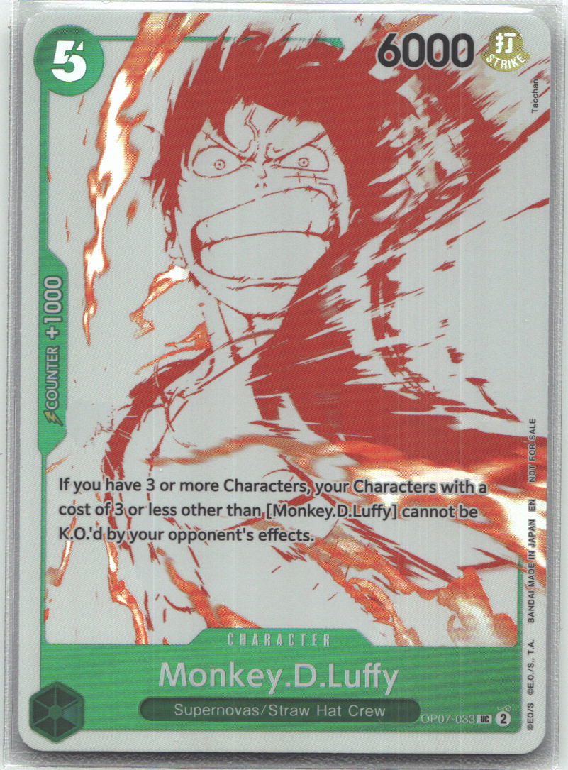 Monkey.D.Luffy - OP07-033 (3rd Anniversary Treasure Campaign Pack)