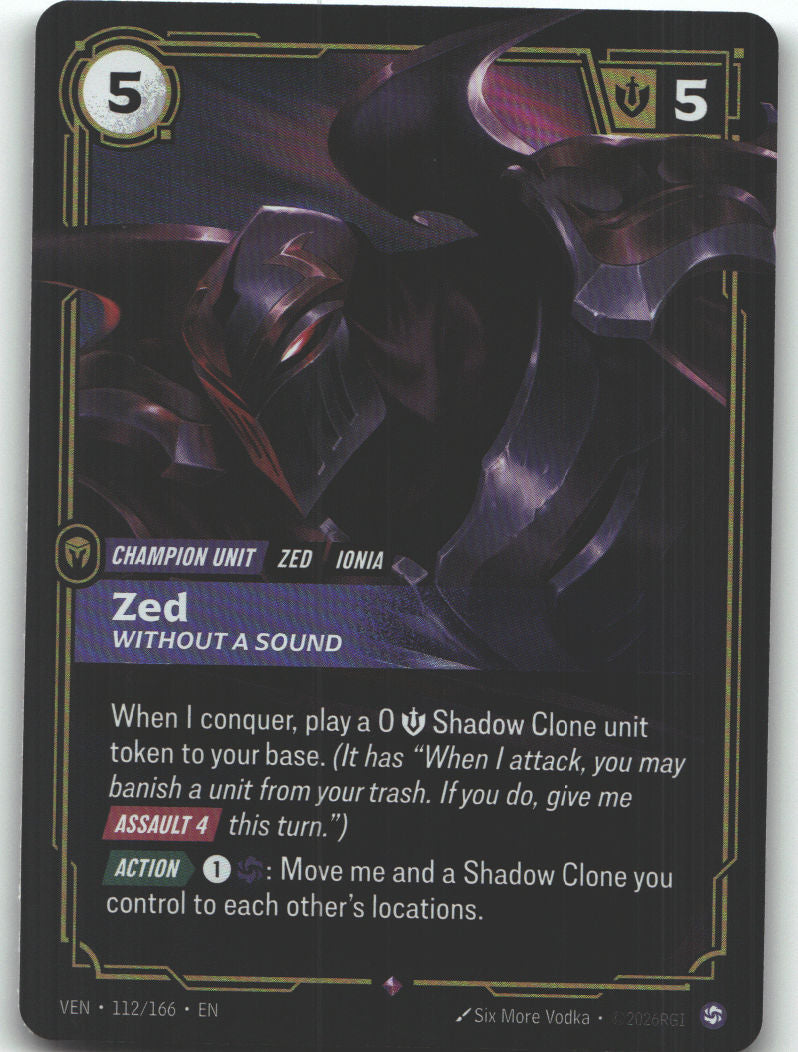 Zed, Without a Sound