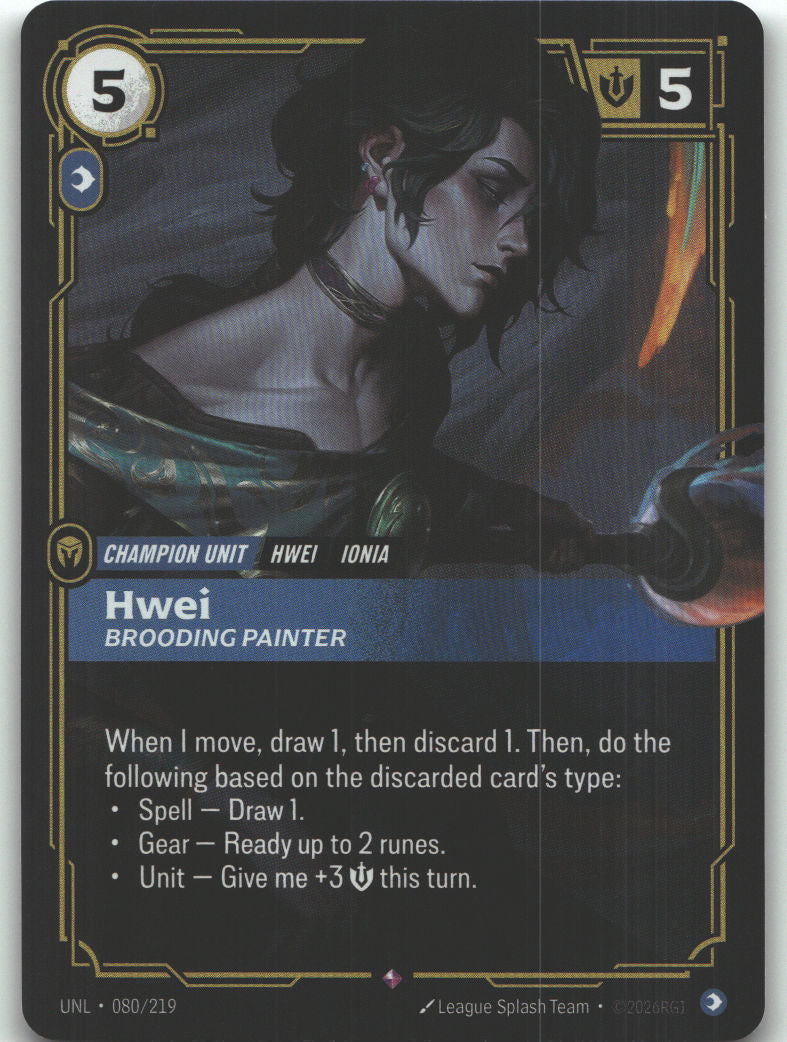 Hwei, Brooding Painter
