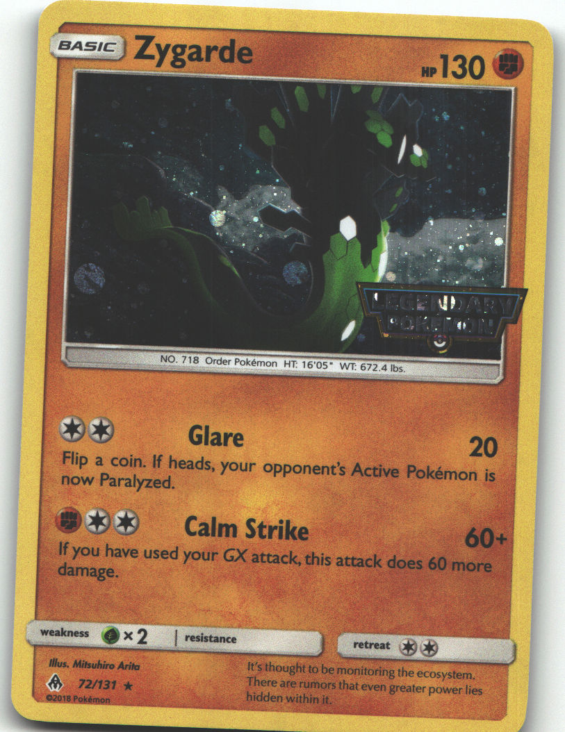 Zygarde - 72/131 (Cosmos Holo)