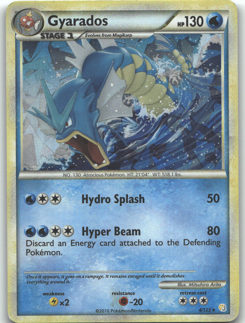 Gyarados - 4/123 (Cracked Ice Holo)