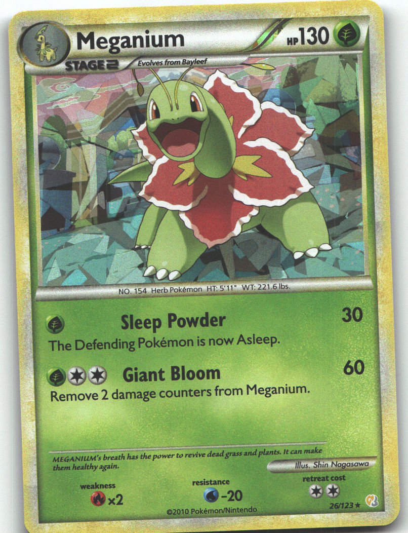 Meganium - 26/123 (Cracked Ice Holo)