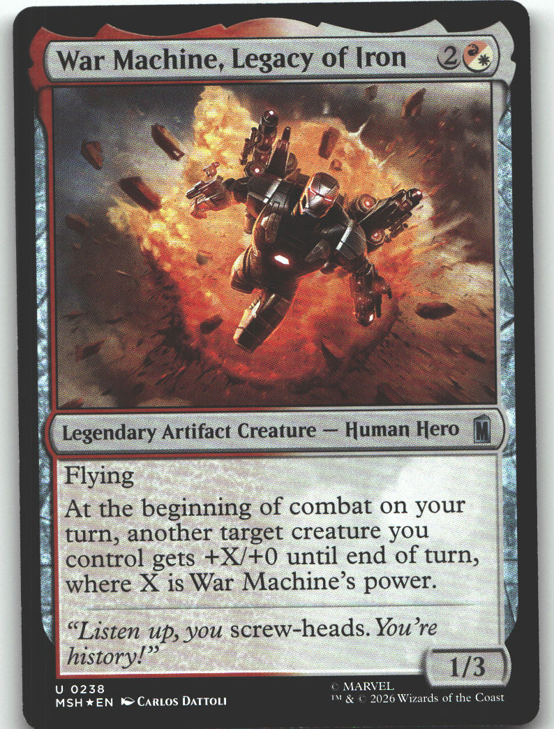 War Machine, Legacy of Iron