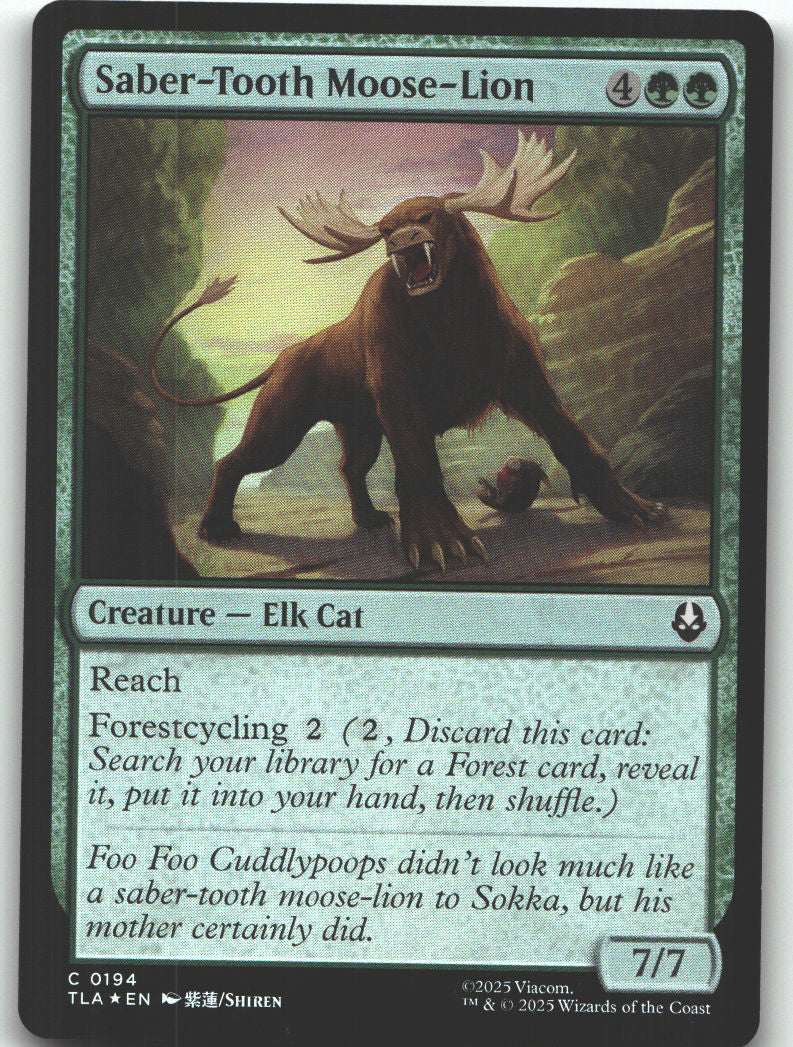Saber-Tooth Moose-Lion
