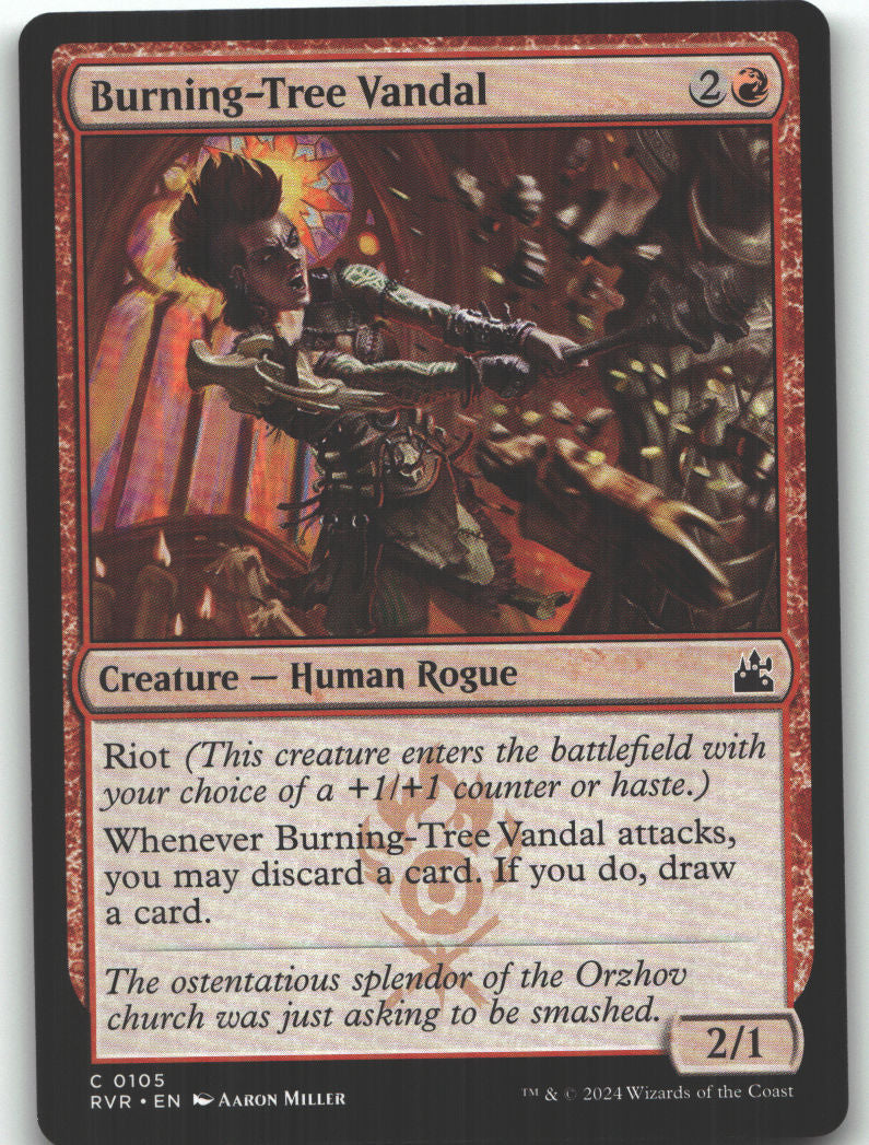 Burning-Tree Vandal