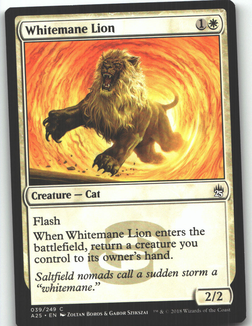 Whitemane Lion