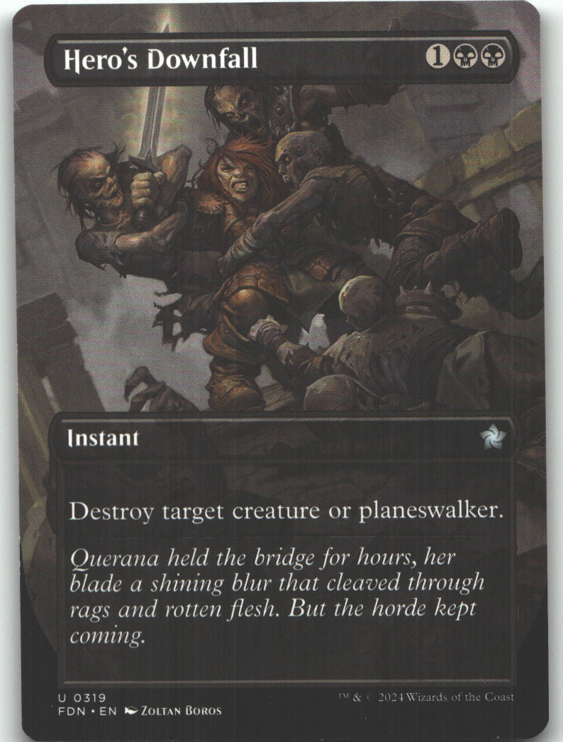 Hero's Downfall (Borderless)