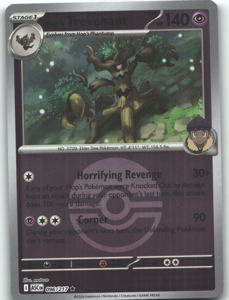 Hop's Trevenant - 096/217 (Poke Ball)