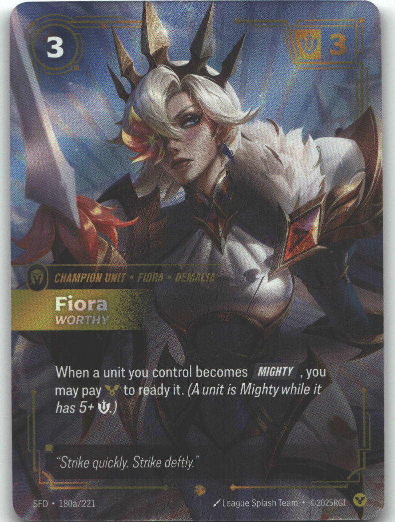 Fiora, Worthy (Alternate Art)