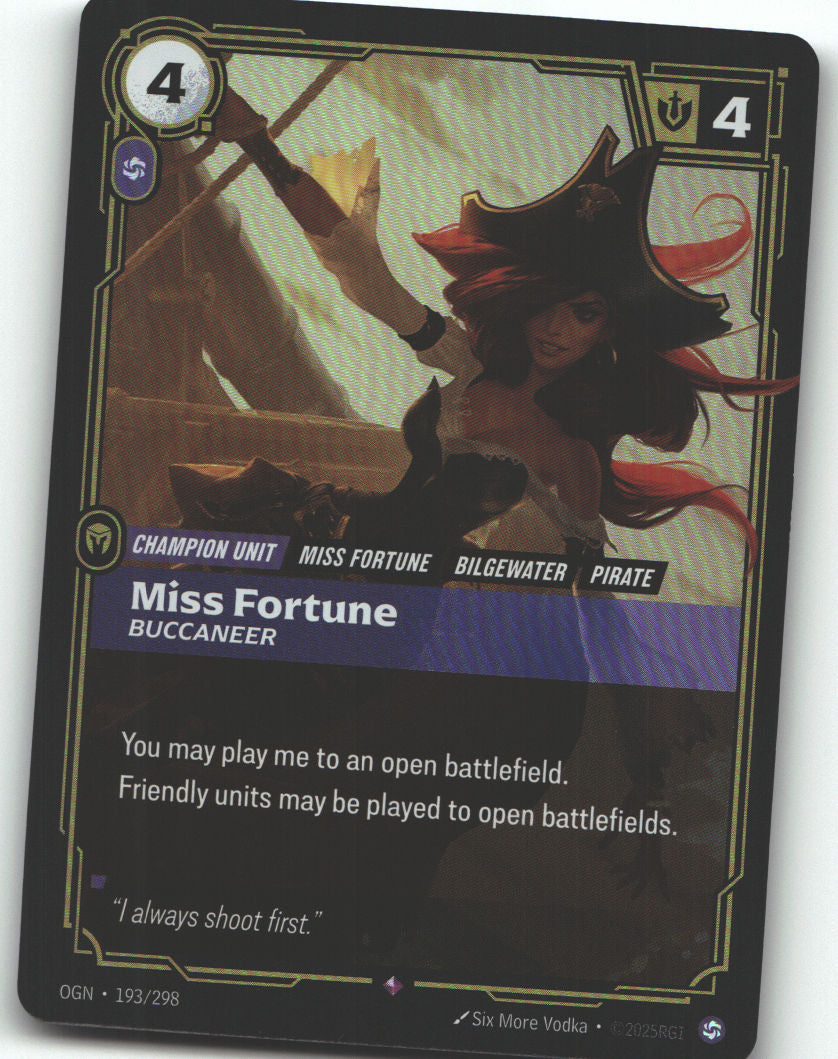 Miss Fortune, Buccaneer