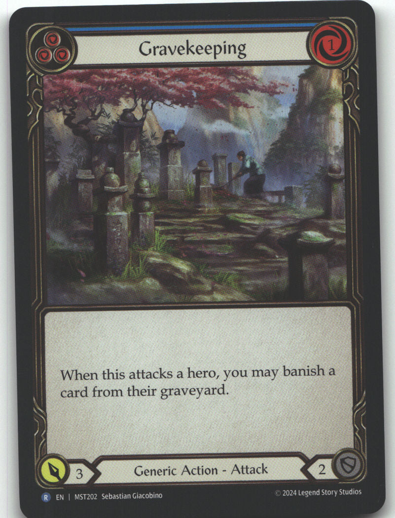 Gravekeeping (Blue)
