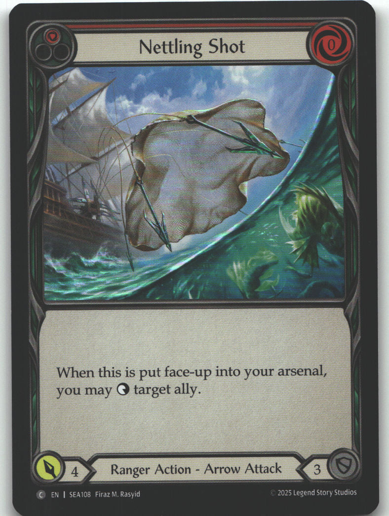 Nettling Shot | Lightly Played / English / Rainbow Foil