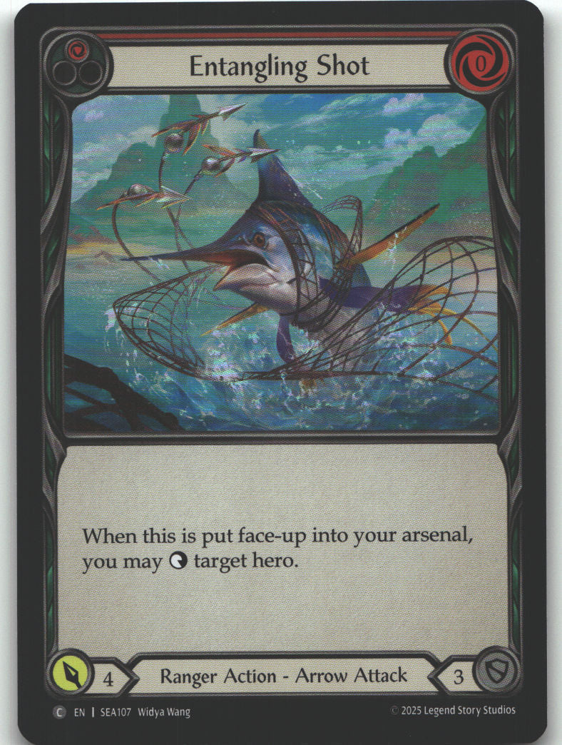 Entangling Shot | Lightly Played / English / Rainbow Foil