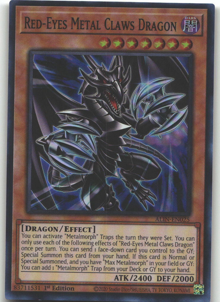 Red-Eyes Metal Claws Dragon