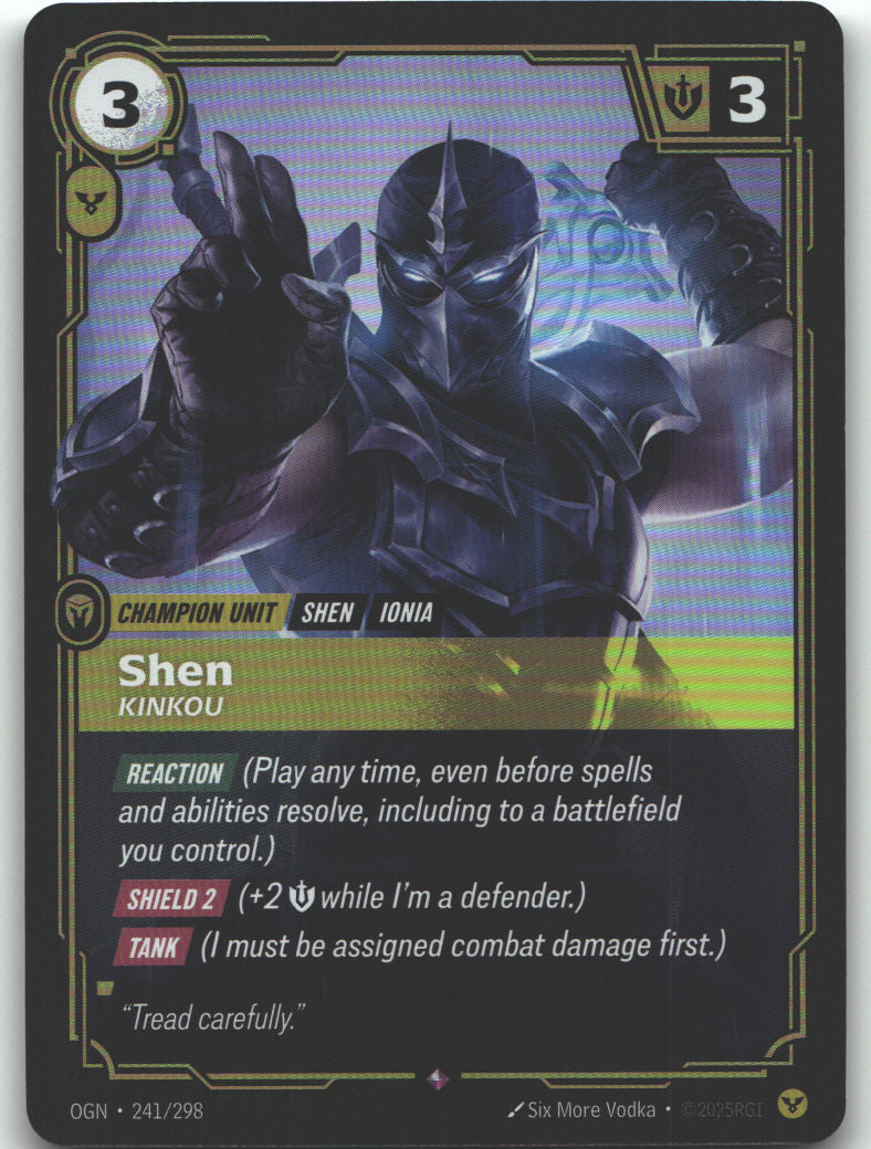 Shen, Kinkou