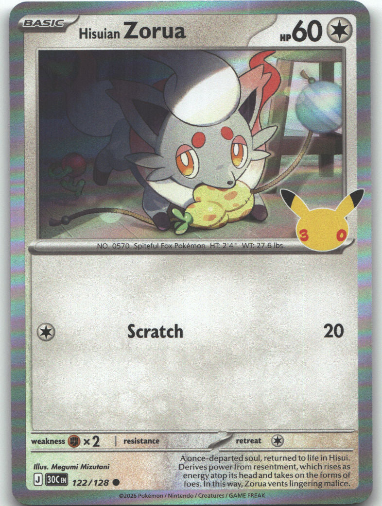 Hisuian Zorua - 122/128