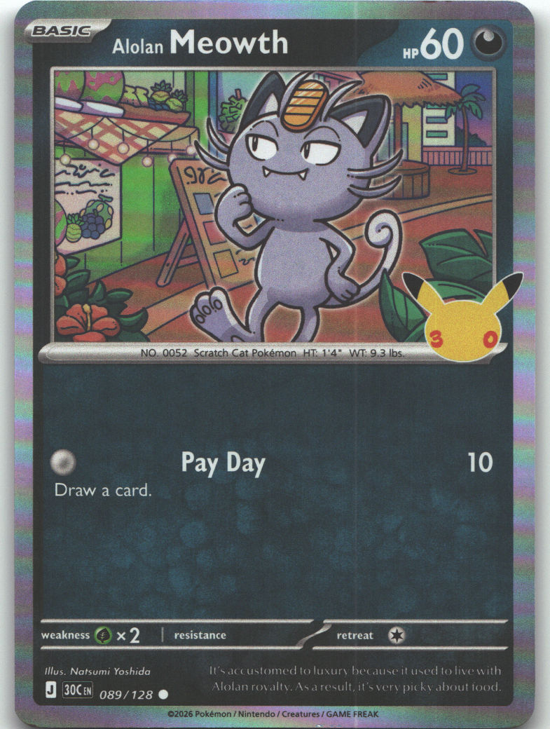 Alolan Meowth - 089/128
