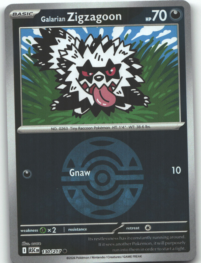Galarian Zigzagoon (Dusk Ball)